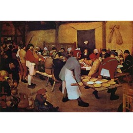 Hi-Look Microfiber "Old Masters" Artwork Cleaning Cloth - 'The Peasant Wedding'