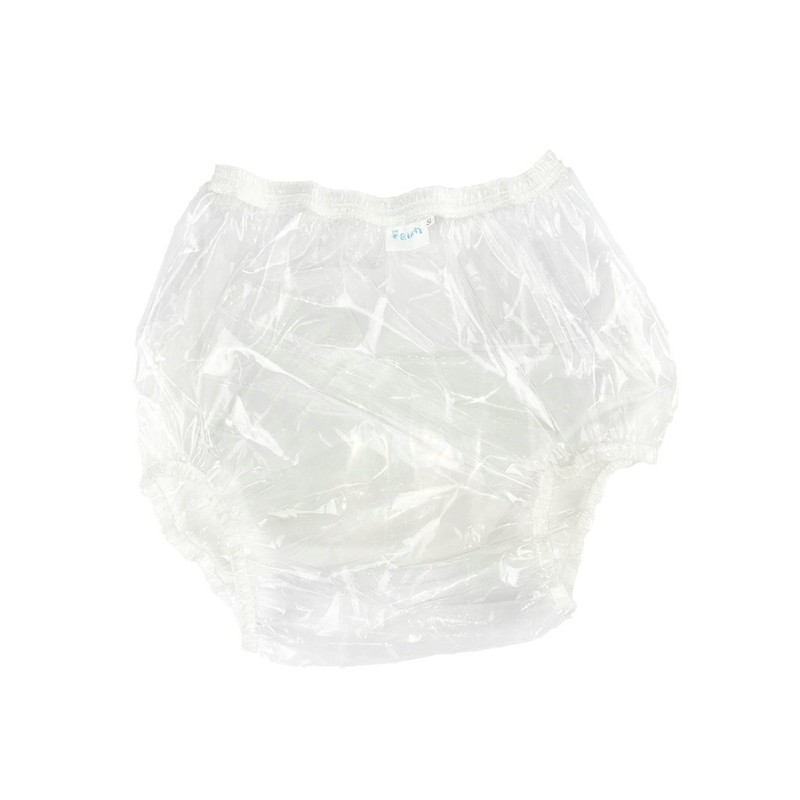Haian Inkontinenz-Slips aus Kunststoff für Erwachsene, 3er-Pack, Farbe: transparent