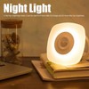 LED Rechargeable Night Light Induction Infrared Lamp Remote Control ABS