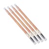 4pcs Eyebrow Pencil Double Head Eyebrow Makeup Pen Wood Handle