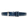 COXSWAIN CW20203-29 Men's Belt, Genuine Leather, Navy, Croc Embossing, 1.2
