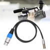 3Pin Audio Cable Mini Male to XLR Female Zinc Alloy