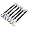 KOYOKOMA Spiral Keychain Set of 6 with Carabiner Keyring, Keyring,