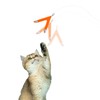 FLUFFIES Cat Toys Wand Replacement (6 Pieces) Cat Feather Toy
