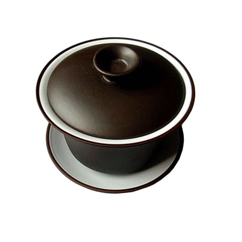 Yixing Teacup 4oz/128ml Kungfu Tea Bowl White Glaze Gaiwan Cup