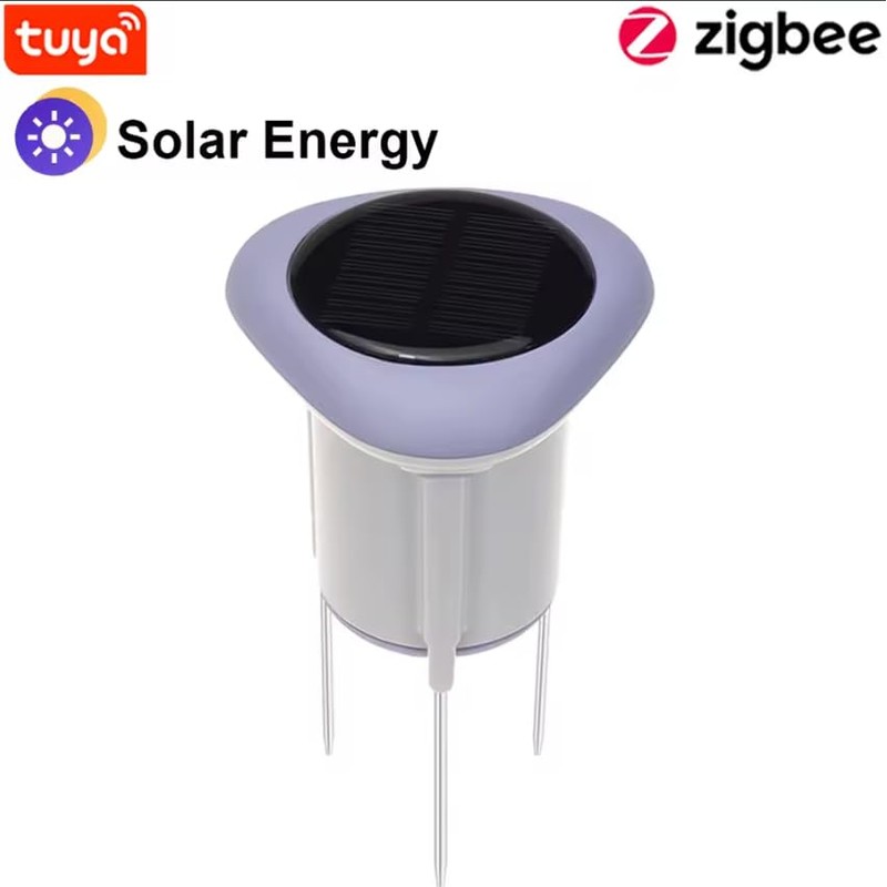 Solar Powered Wireless Zigbee Soil Moisture and Temperature Sensor for