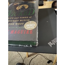 Wicked Collector’s Edition Signed Autographed Gregory Maguire Book  New Sealed