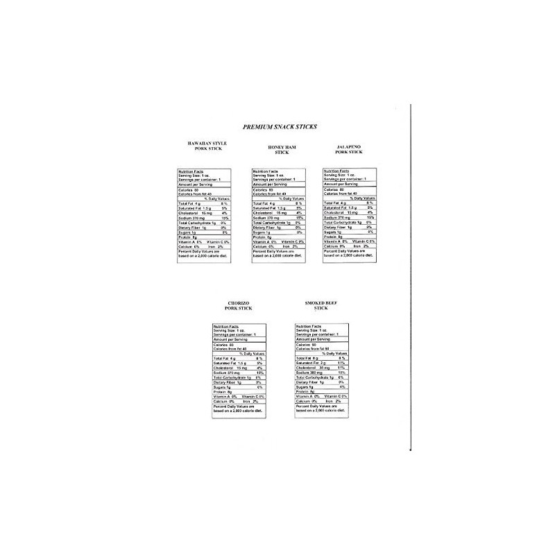 Buffalo Bob's Wild Game Meat Snacks - 15 Piece California