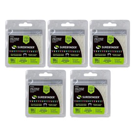 15030C Light Staples and Insulators - 60 Staples and 30 Insulators, 5 Pack