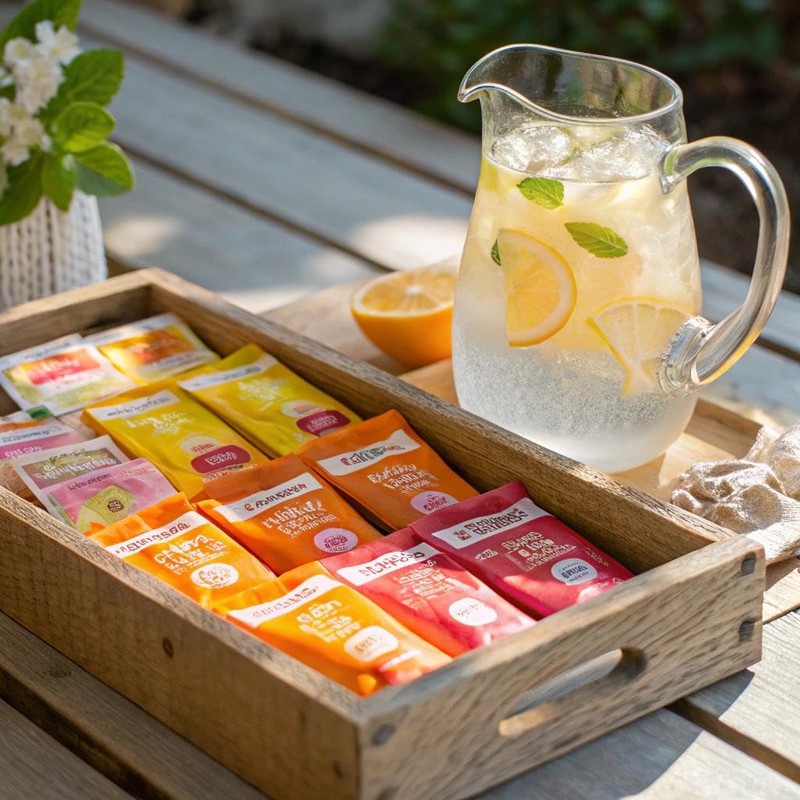 Crystal Light On The Go Citrus With Caffeine Drink Mix,