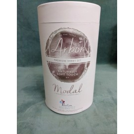 Purecare New Purecare  ELEMENTS Arbor Premium Modal  white Full Sheet Set NIB see photos