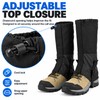 Waterproof Hiking Leg Gaiters for Snow, Sand and Mud Protection,