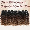 Pre looped Gogo Curl Crochet Hair 10 Inch 8 Packs