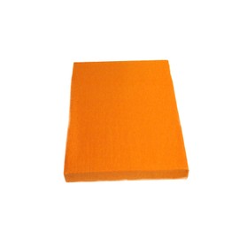 Drap housse en jersey pour lit bébé/enfant 70 x 140 orange