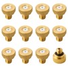 12 Pack Brass Misting Nozzle Plug - 10/24 Screw Thread