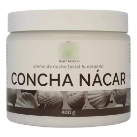 Productos Mart Mexico Crema De Concha Nácar Piel Tersa  (400g) 12 Pack