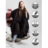 Barbertex Germany Adult Hairdressing Cape Extra Large Flexible Hook Closure