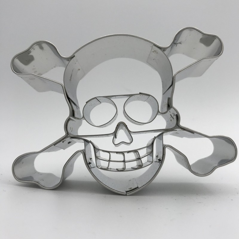 Staedter Cookie Cutter Skull, Stainless Steel, About 6 Cm