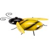 SMART SOLAR 5032004 Hanging Bee 16 cm, Yellow