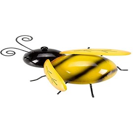 SMART SOLAR 5032004 Hanging Bee 16 cm, Yellow