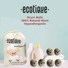 Ecotique Organic Wool Dryer Balls - Pack of 6, 100%