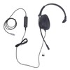 USB C Headset with Mic for PC, USB & 3.5mm,