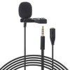 Lavalier Lapel Microphone, Portable Dual Clip-on Omnidirectional Mic with 3.5mm
