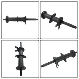 YSMN 40 Rear Axle Kit Drive Shaft Differential, Brake Disc Replacement for Go Kart Golf Cart ATV Quad BuggyTricycle Drift Trikes 5 Wheels