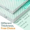 SINWEEK 1.5 Inch Mattress Topper 5-Zone Memory Foam Mattress Topper