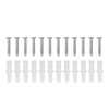 12Pcs Advertising Nail Stainless Steel Electroplated Brushed Gold Sign Holder