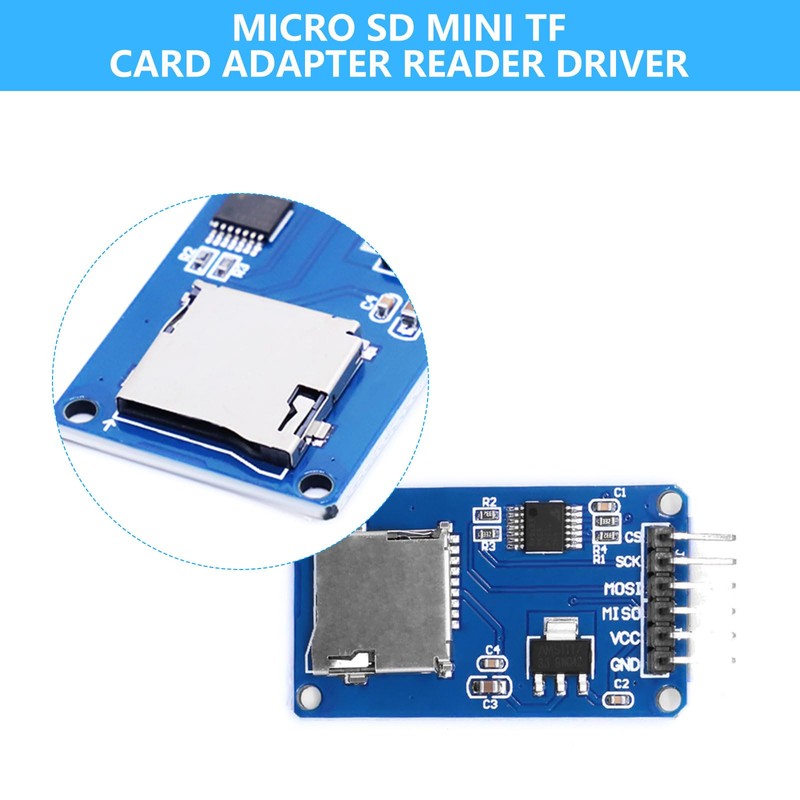 APKLVSR Real-Time Clock RTC Module AT24C32 IIC + Micro SD
