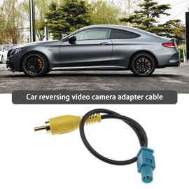 Be In Your Mind Fakra Z Male to RCA Male Compatible with Mercedes Command PCM 2.1 / PCM 3.0 / NTG 2.5 / NTG 4.0 / NTG 4.5 Car Rear View Camera Adapter Cable