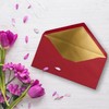 Envelopes size DIN Long, gummed, wet seal, Gold / Silver