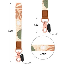 Rimilak Wristlet Keychain, Wrist Lanyard Key Chain for Women Men Car Keys ID Badges Card Wallet Phone Camera