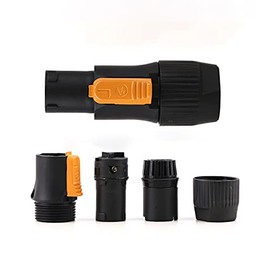 BESCOOS Toronce PowerCon True Waterproof Locking PowerCon 20A Outdoor Protection IP65 Chassis Connectors (SAC3MX_1 Pack)