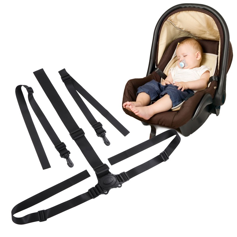 5 Point Child Seat Belt Ellipse Adjustable High Chair Strap