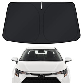 Windshield Sun Shade Cover for Toyota Corolla 2020-2025 - Sunshade Compatible with Toyota Corolla Foldable Front Window Sunshade Sun Visor Protector Block UV Rays Keep Your Car Cooler Car Accessories