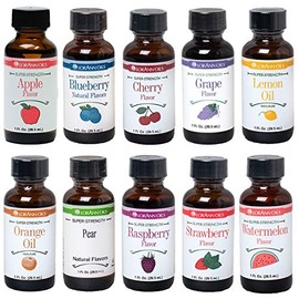 LorAnn Super Strength Pack #1 of 10 Fruity Flavors in 1 ounce bottles