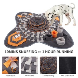 IEUUMLER Sniffing Rug for Dogs Smell Training Intelligence Toy Feeding Mat Training Mat for Pet Dogs Cats IE081