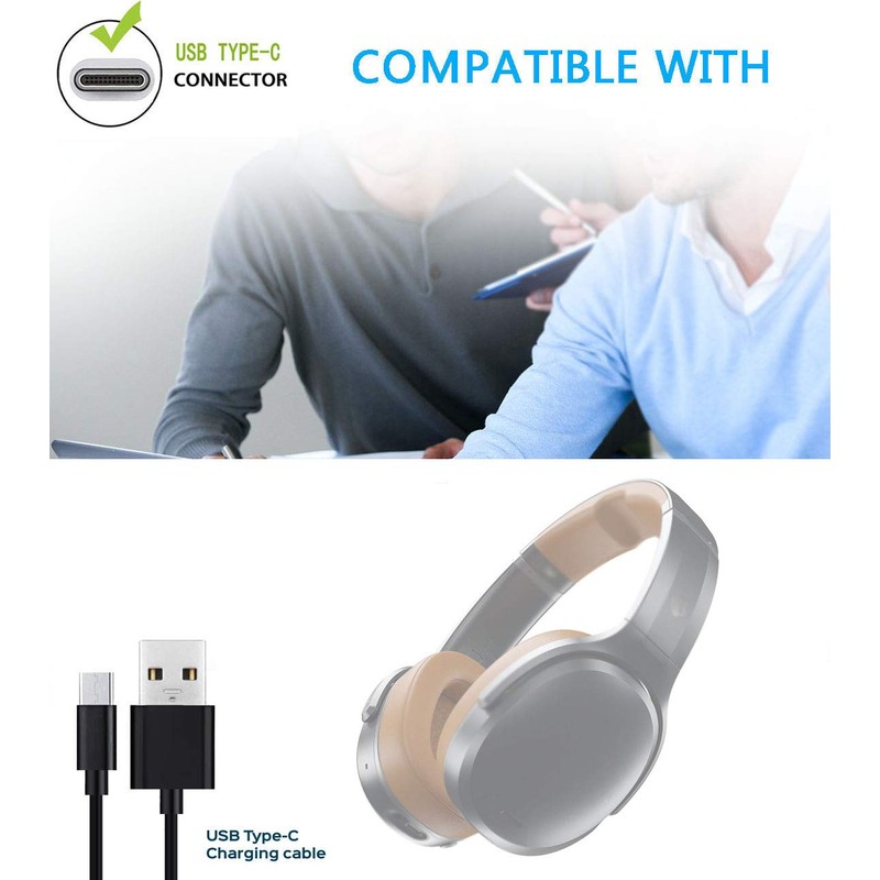 TODOO Replacement USB C Power Charging Cord Cable for Skullcandy