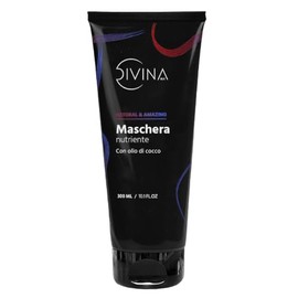 Pflegende Maske mit Kokosnussöl für gewelltes, lockiges, supergelocktes und Afro-Haar Natural&Amazing von DIVINA BLK (300ml)