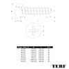 TERF® 3.0mm X 12mm (No. 4 X 0.47) Pozi Drive