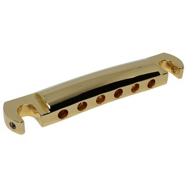 Pinnacle Locking Guitar Tailpiece Zinc Diecast w/locking set screw - Gold