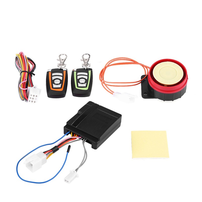Motorcycle Anti theft Security Alarm System Remote Control
