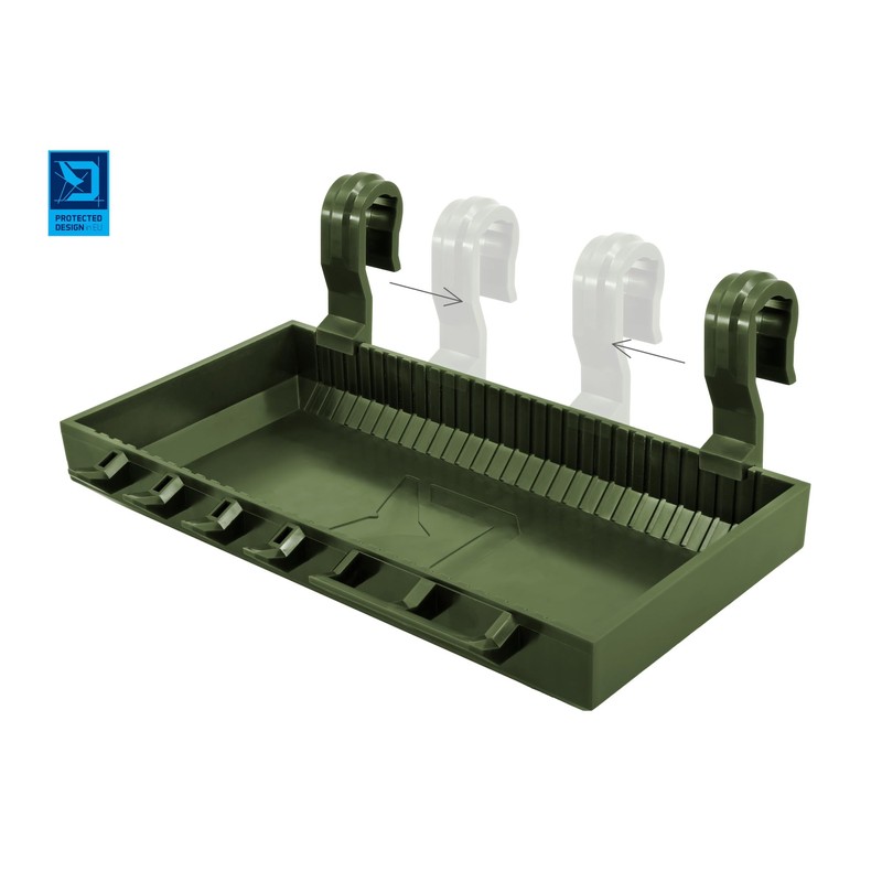 Delphin ShelfPOD Rodpod Shelf, Camo, RodPod Fishing Tackle Storage Tackle