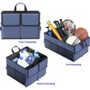 EPAuto 3-Compartment Cargo Trunk Storage Organizer, Blue