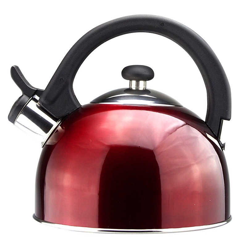 Magefesa 2.1-Quart Sabal Stainless Steel Tea Kettle, Red