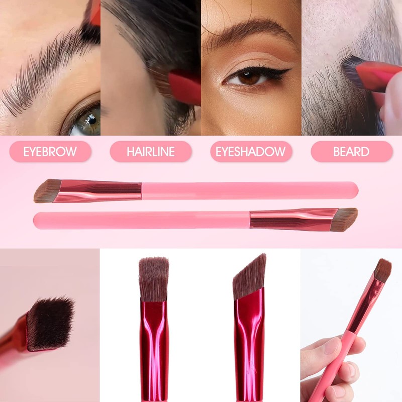 2PCS Multi-function Eyebrow Brush Make Hair Like Strokes at All,