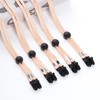 Sucrain 5 Pieces Adjustable Hat Strap Clips Hat Chin Cord
