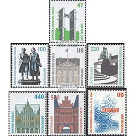 FRD (FR.Germany) 1932,1934A-1938A, 2009A (complete.issue.) fine used/cancelled 1997/98 attractions (XX) (Stamps for collectors)